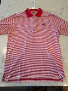 Peter Millar Georgia Bulldogs Striped Cotton Polo